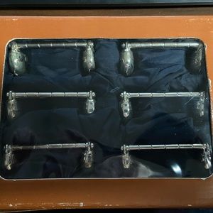 Silea Silver Plated Elephant Knife Rests